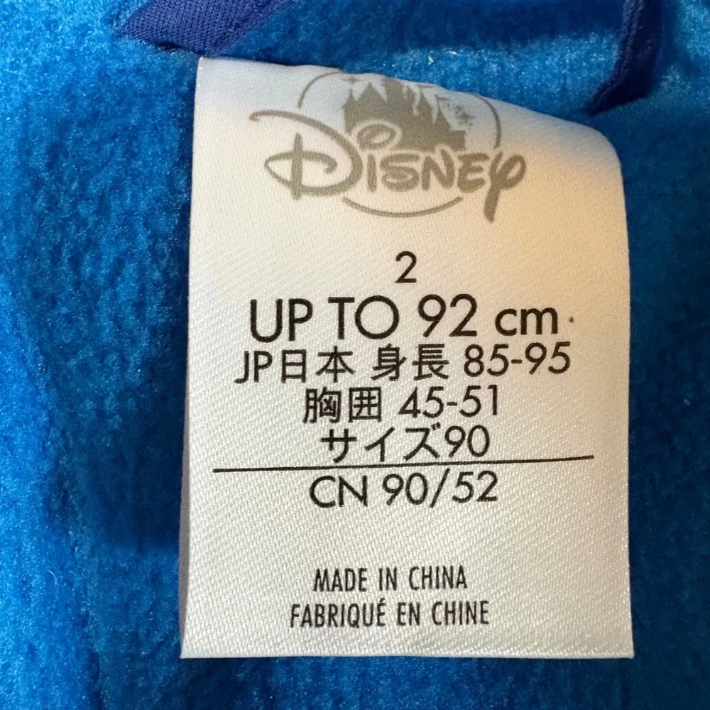 Disney Mickey Mouse Puffer Jacket Toddler Boys 2 Blue Orange Alpine Vibe Hooded